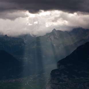 Švýcarsko, Wallis, Sion po bouři