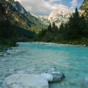 Slovinsko, Julské alpy, Soča
