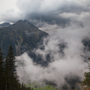 Rakousko, Hohe Tauern, Krimml, Po bouři II