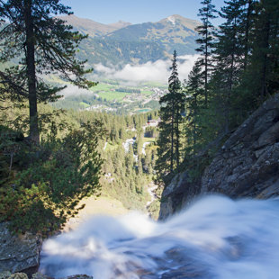 Rakousko, Hohe Tauern, Achental, Krimmler Wasserfalle