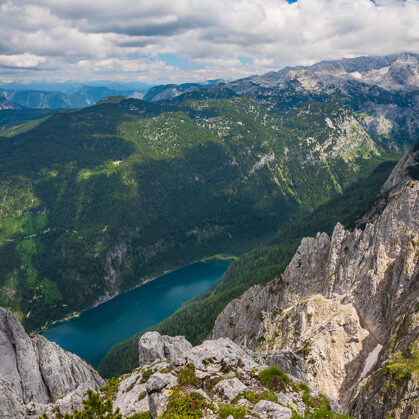 Rakousko, Gosausee z Grosser Donnerkogel