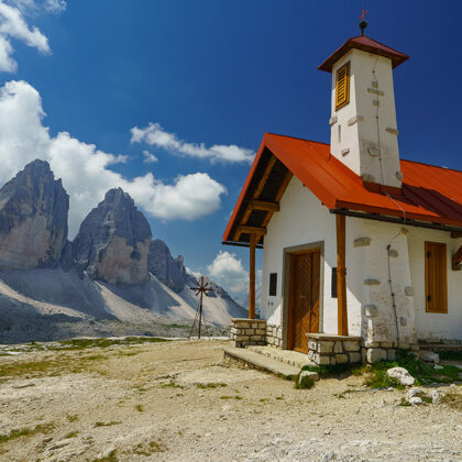 Itálie, Dolomity, Tre Cime di Lavaredo