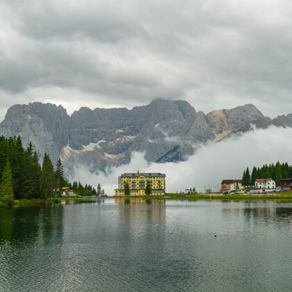 Itálie, Dolomity, Lago di Missurina