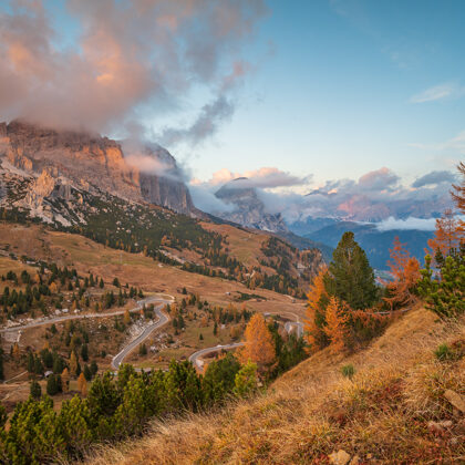 Passo Gardena, Dolomity